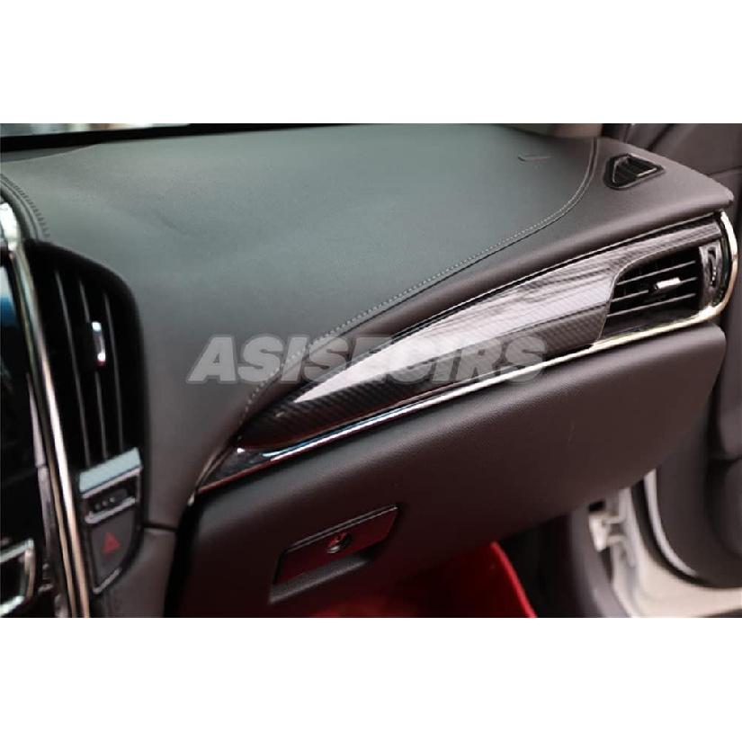 Carbon Fiber Look Interior Center Console Dashboard Panel Trim Cover for Cadillac ATS 2013-2019 ABS Plastic Dashboard Cover Decoration