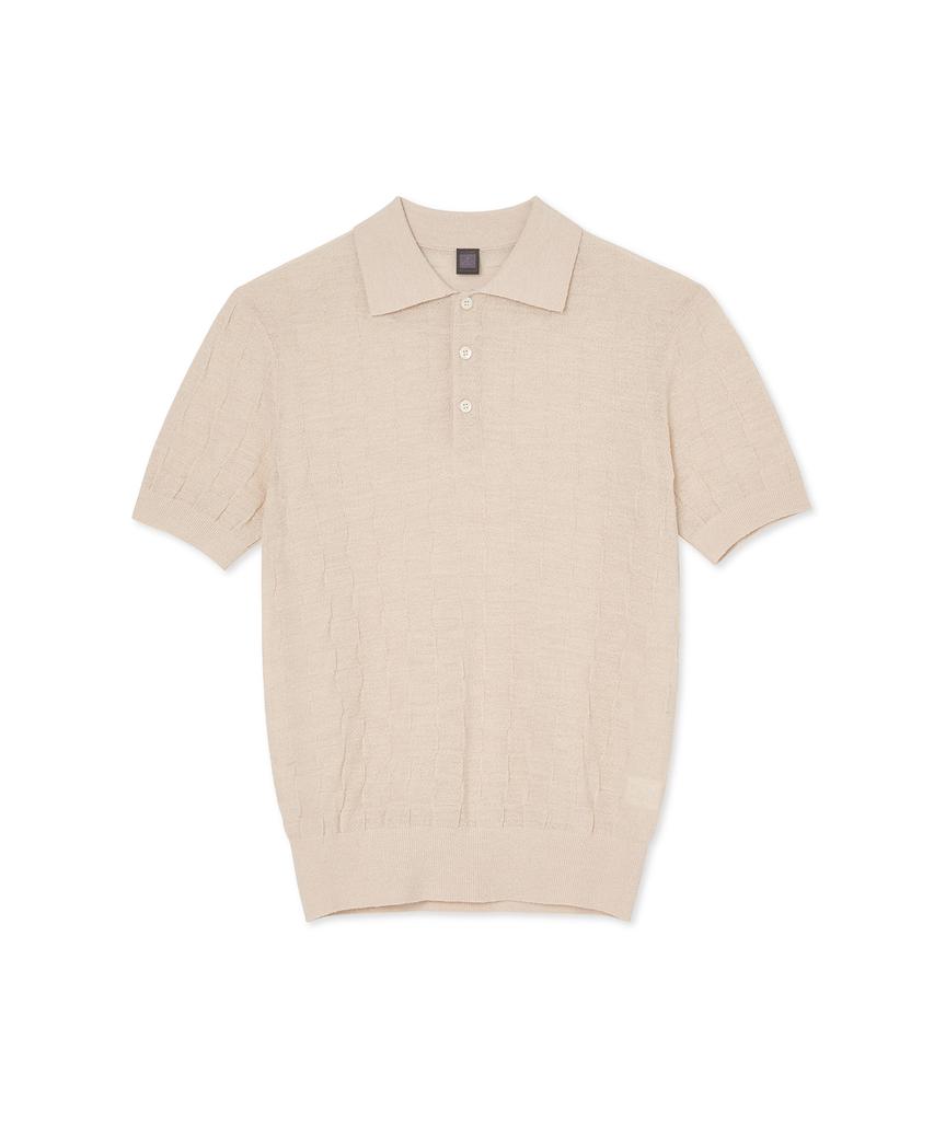 IOLO Square Boucle Half Collar_Light Beige