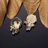 New Cartoon Character Design Enamel Pin Creative Anime Accessory For Bags And Clothing