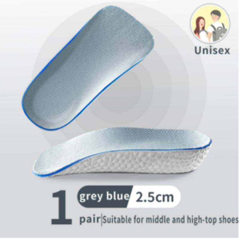 Height Increase Insoles for Men Women Shoes Flat Feet Arch Support Orthopedic Insoles Sneakers Heel Lift Memory Foam Shoe Pads