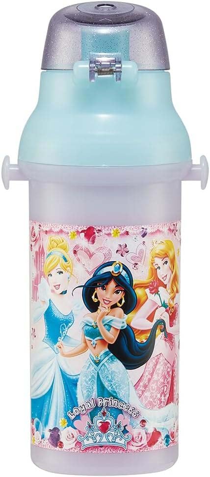 Skater Disney Princess Water 24 oz Made in Bottle, (480ml), Kids', Antibacterial, Child-Friendly, Lightweight, Japan, PSB5SANAG-A