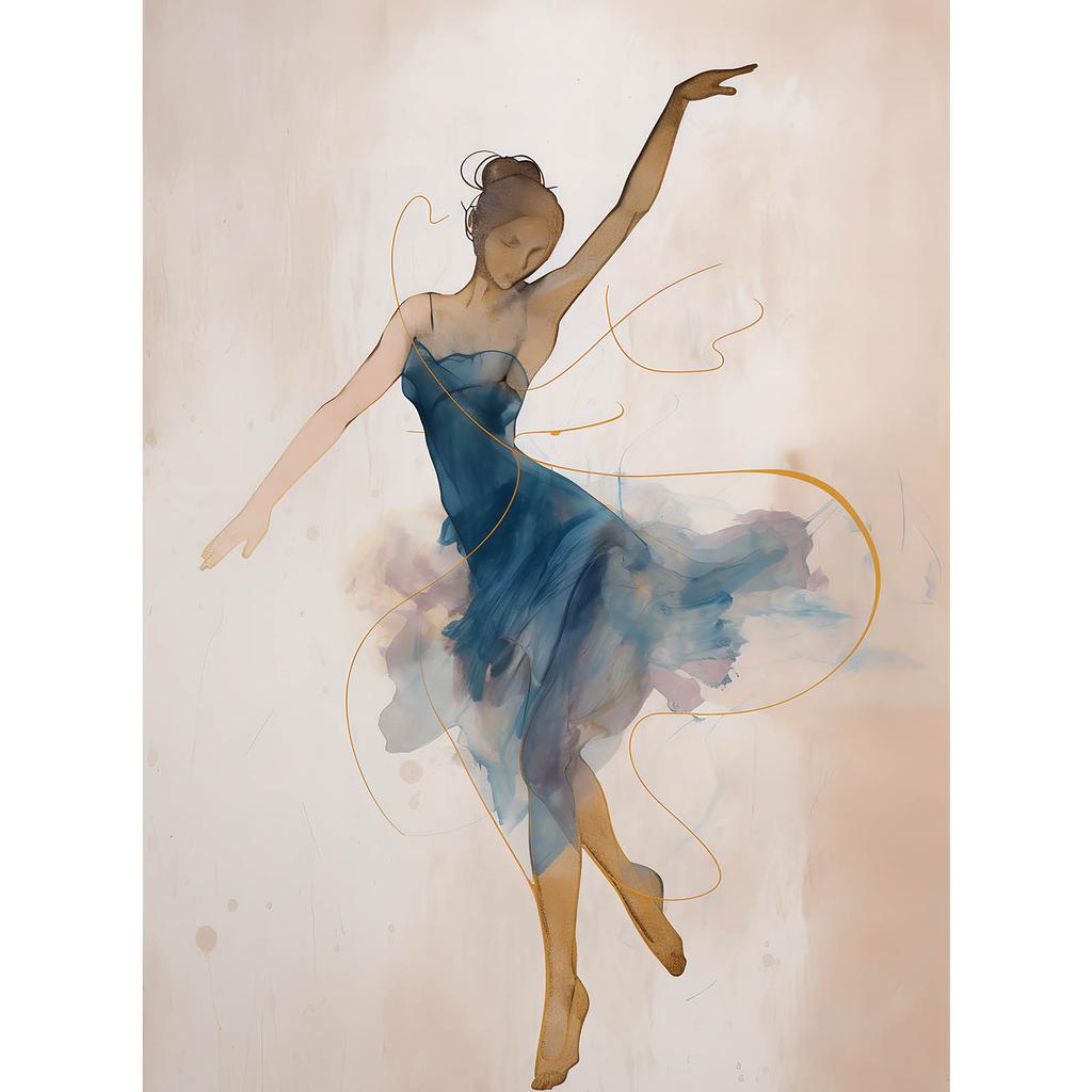 Ballet Magic Ballet Magic, 70X100 Cm, Unframed, Premium Canvas On Stretcher