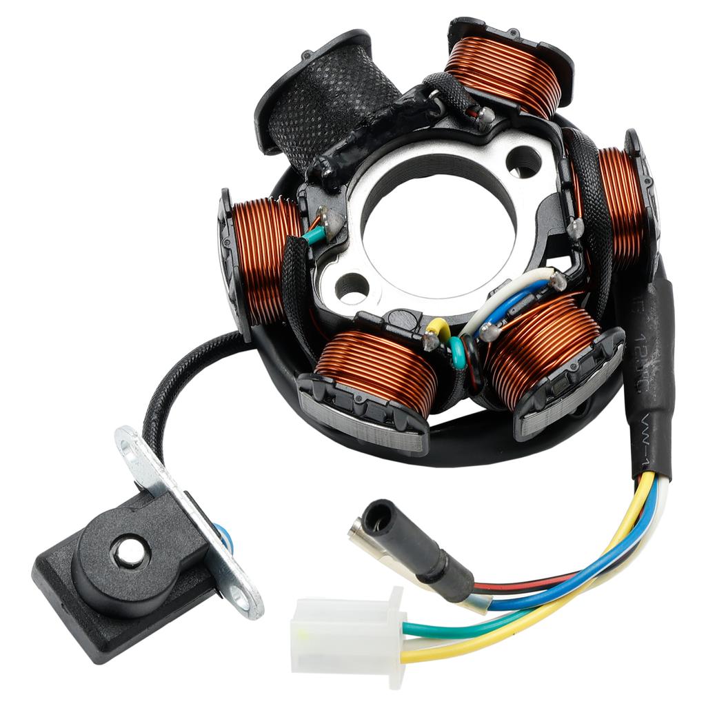 6-Pole Stator Generator For Adly ATV Scooter Go Kart GY6 125cc 150cc