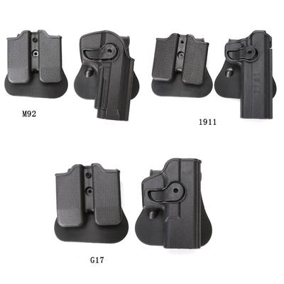 Açık Bel Taktik Quickdraw Kılıf CS Alan Plastik Dergisi 1911/M92/G17 Glock Quickdraw Kılıf