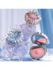 [Flower Nose] Flower Nose Shell Jewel Silk Satin Blush