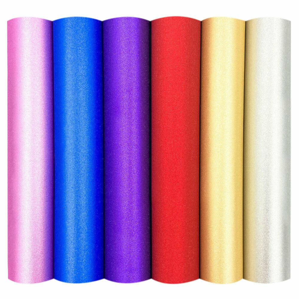 Glitter Adhesive Vinyl Making Sign Film Craft Cup Wall Xmas Gift Decor for Glass Window Metal DIY 30*25cm/50cm/100cm