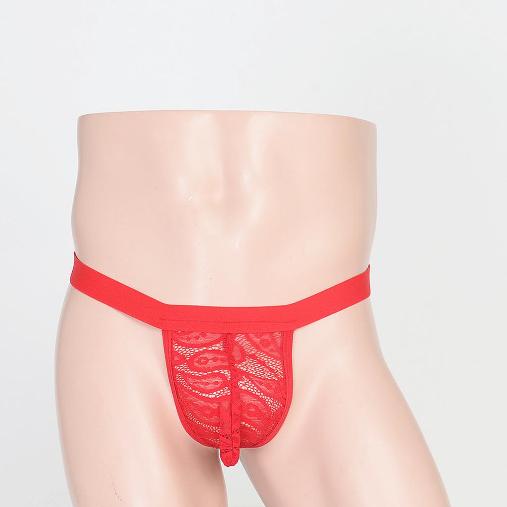 New sex fun men's wild underwear sexy, translucent low-rise thong sexy cloth pocket thong