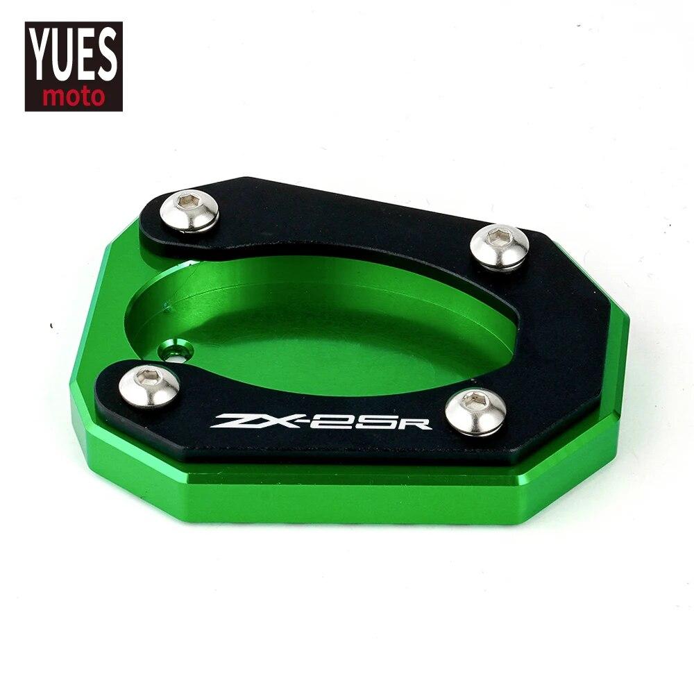 Příslušenství pro motocykly CNC hliníkový boční stojan Zvětšit Součásti stojanu Pro Kawasaki ZX 25R ninja