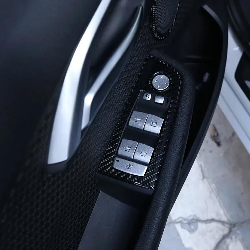For BMW 1 3 4 5 Series F20 F22 F30 F35 F10 Aluminum Alloy Car Window Lift Decoration Button Cover Trim Sticker Car Accessories
