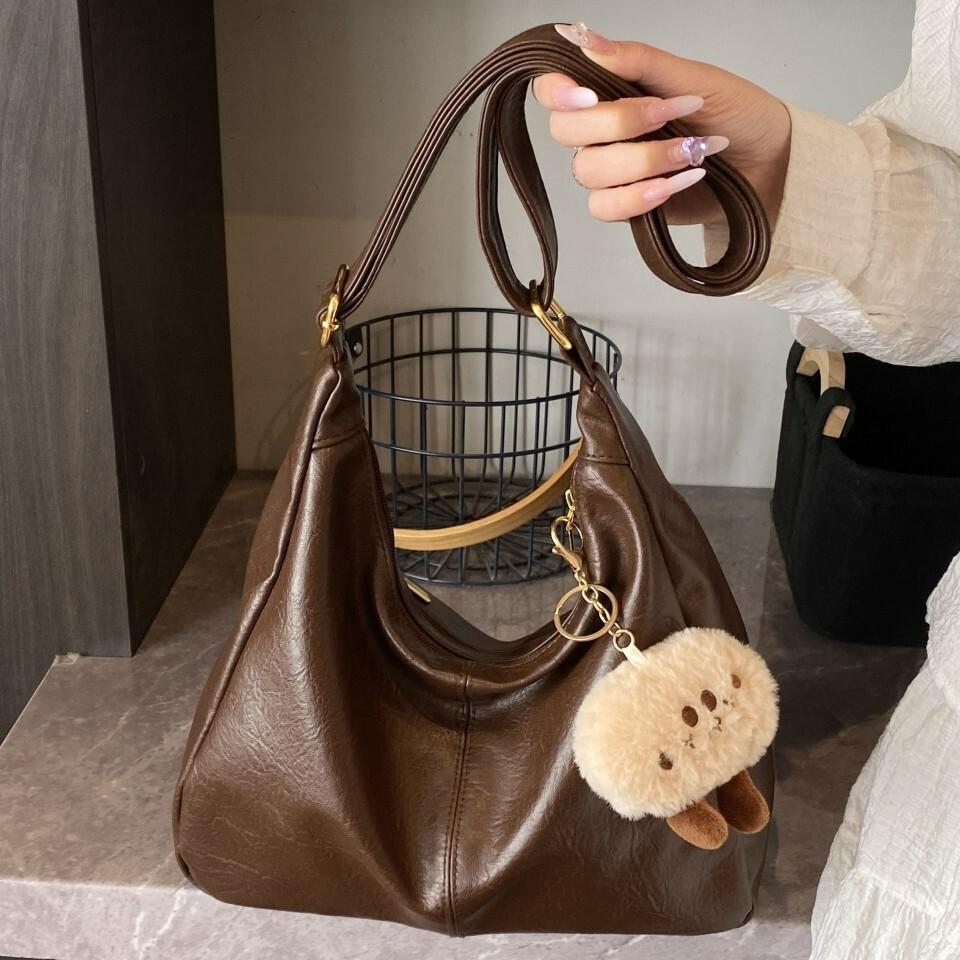 Borsa Tote Hobo a Spalla Crossbody Grande Capacità Vintage da Donna Minimalista Versatile da Pendolare Premium 2026 Borsa a Mano