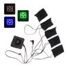 5Sheet Set Usb elektrická vyhřívaná bunda Teplé zimní vyhřívací vložky do vesty pro kutily