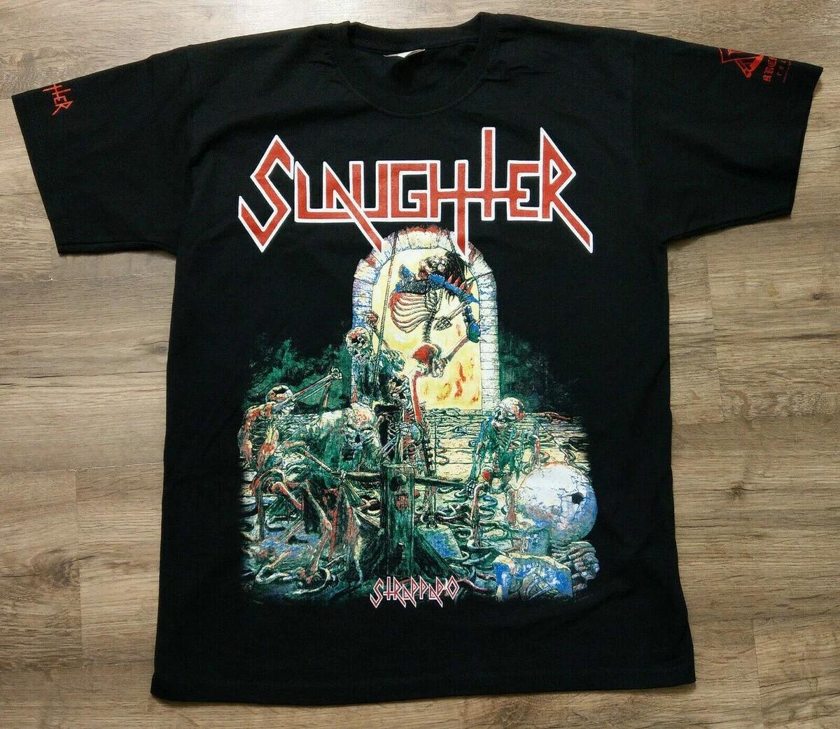 Slaughter t-shirt,Strappado tee Black Unisex All size SHirt B116 XS