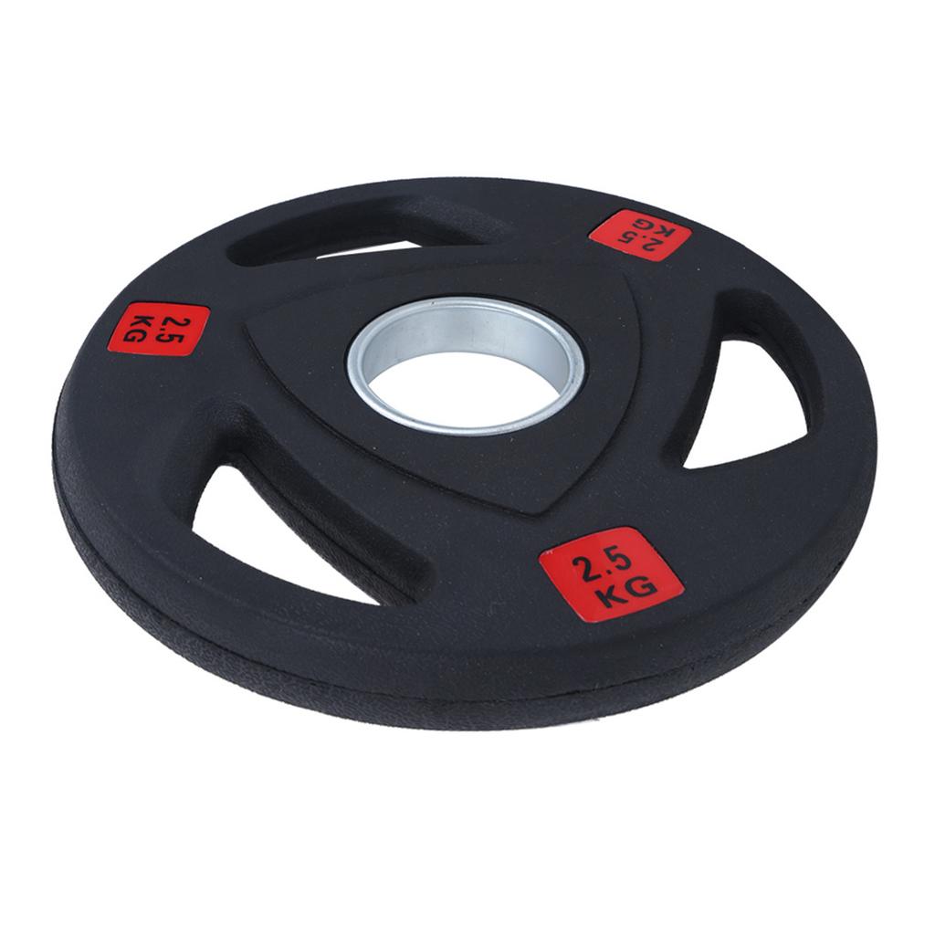 Gym Trehåls Handstångsskiva Stora Hål Inhemsk Tyngdlyftning Fitnessutrustning 2,5 kg