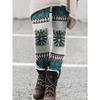 Women's Threaded Bottom Pants Casual Loose Fit High Waist Trousers for Plus Size Ladies
