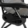 Orion Zero Gravity Garden Lounger Brown Herringbone