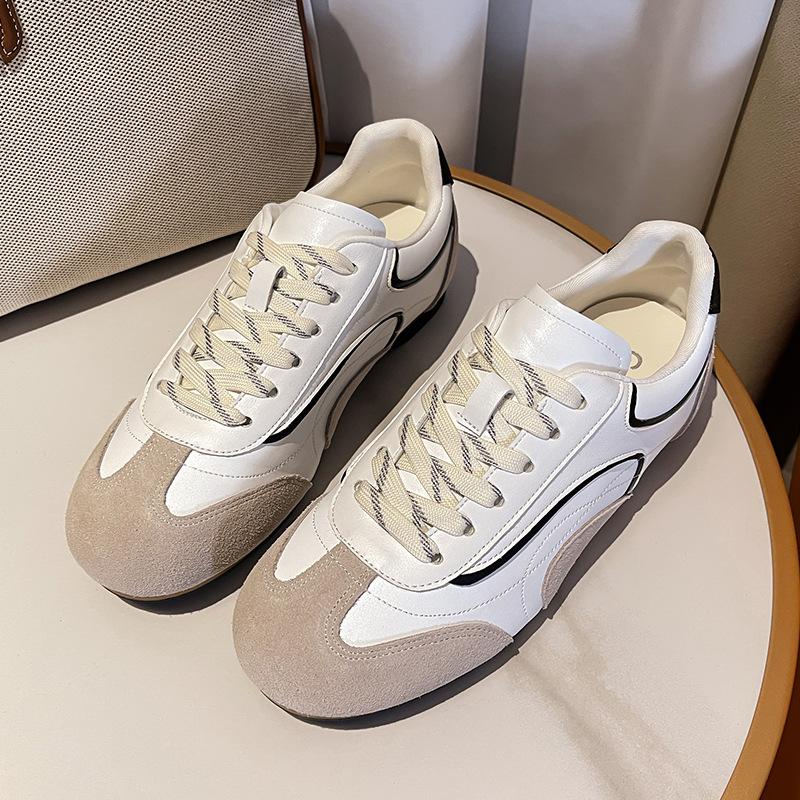 Color Matching Versatile Inner Height Increase Moral Training Shoes Women's 2025 Spring New Soft-soled Sports Forrest Gump Shoes Casual Light Board