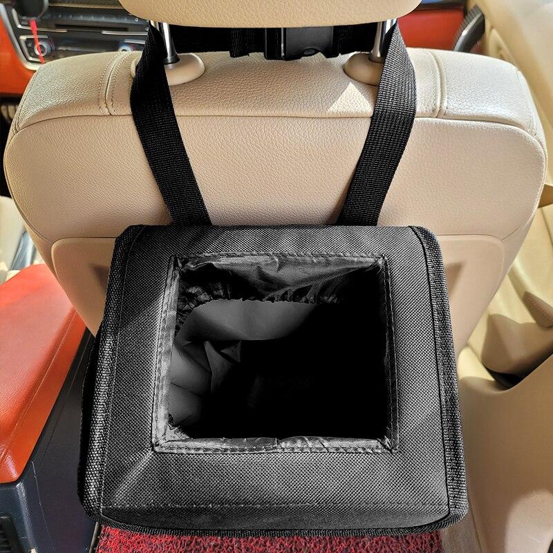 Portable Waterproof Car Trash Can Bin Auto Car Organizer Garbage Dump For Trash Can Car