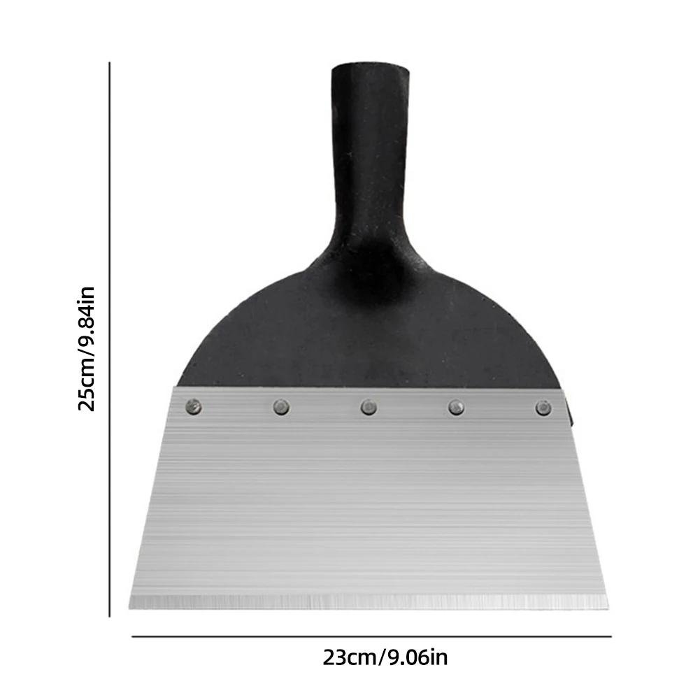 Multi-Functional Outdoor Garden Cleaning Shovel Steel Flat Shovel Ice Shovel Weeding Planting Farm Weeding Tool for Garden Lawn