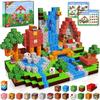 Blue Castle Magnetic Cube Building Blocks - 3D Educational Montessori Toy