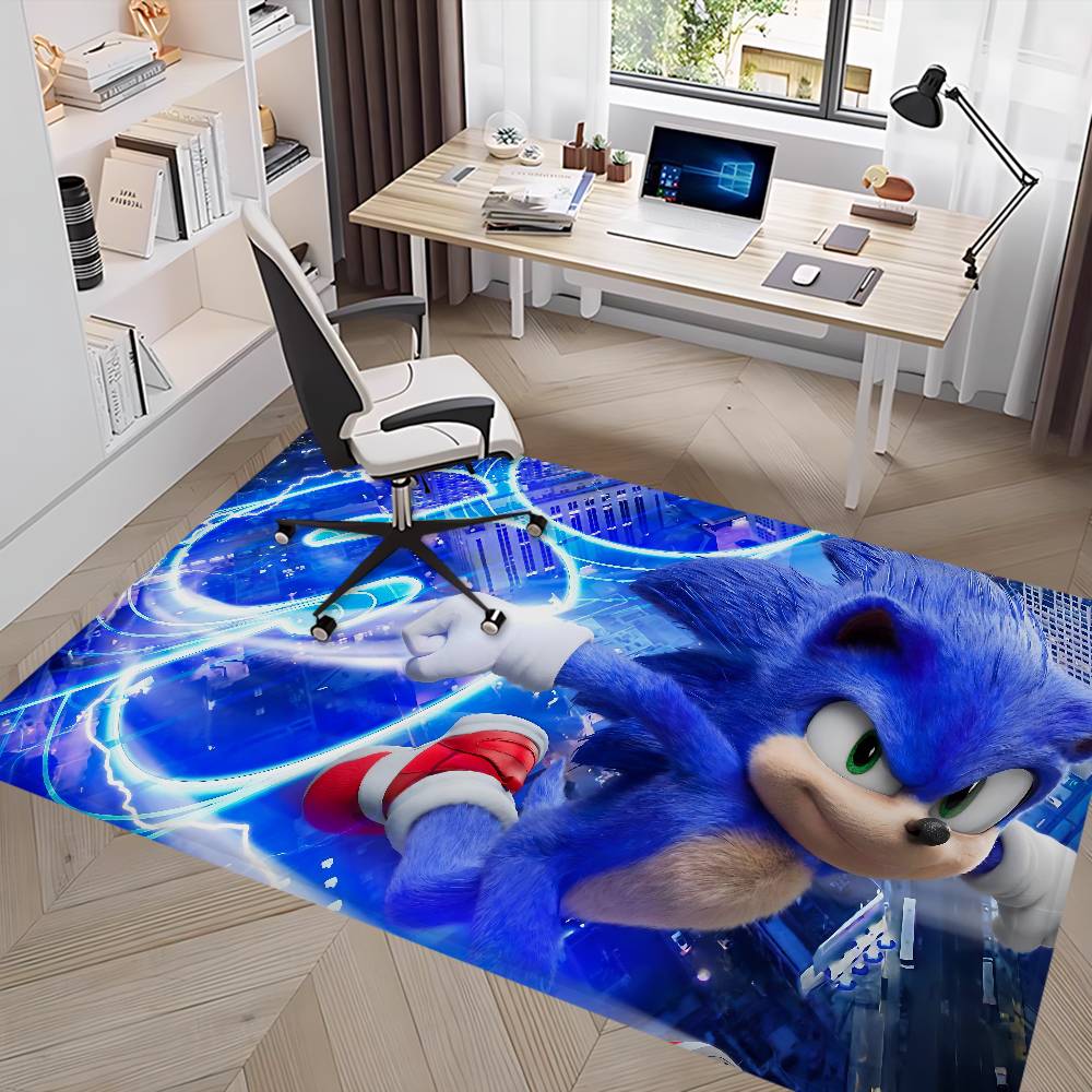 Game S-Sonic Movie Floor Mat Rectangle Anti-slip Home Soft Badmat Front Door Indoor Outdoor Mat Welcome Doormat