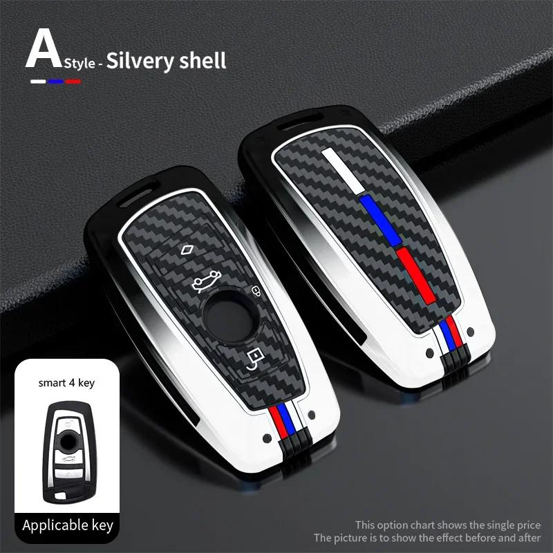 3/4 Button Car Key Case Cover Shell Fob For BMW 1 3 5 7 Series X1 X3 X4 X5 F10 F15 F16 F20 F30 F18 F25 M3 M4 E34 Car Accessories