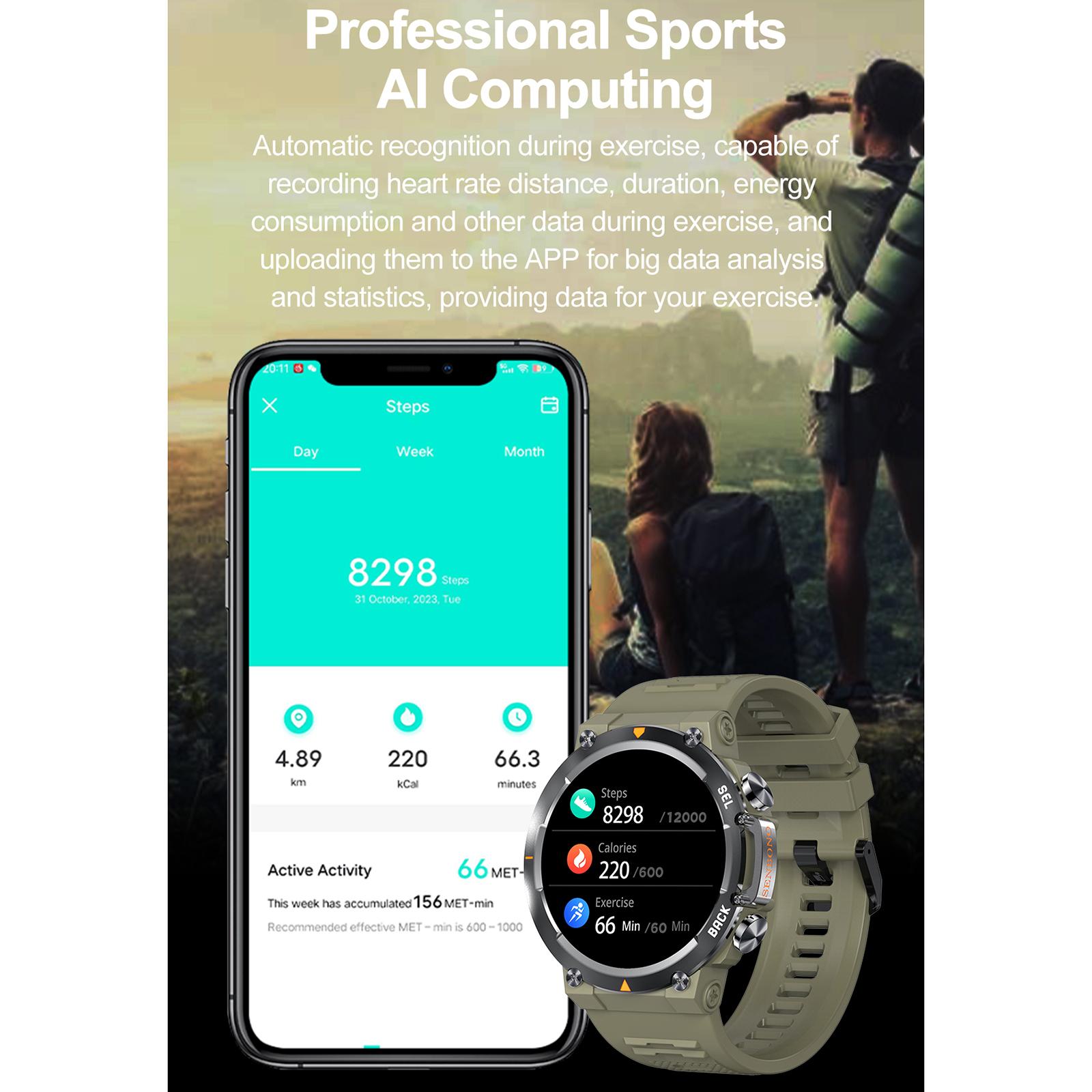 MAX18 смарт-браслет спортивные часы 1.43 дюйма AMLOED сенсорный экран управление жестами — фото 6