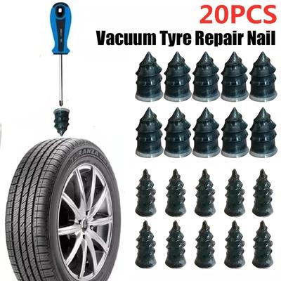 Car Motorcycle Vacuum Tyre Repair Nails Truck Scooter Bike Tire Puncture Repair Tubeless Tools Rubber Metal Accessories
