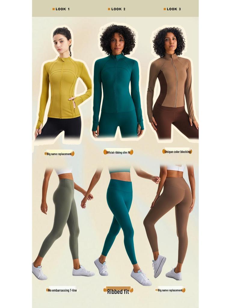 Spring/Summer Women's Quick-Dry Yoga Long Sleeve Cloud-Feel Top