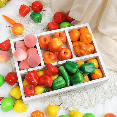 Miniatur-Frucht- und Gemüsemodelle für Fotografie und Dekoration