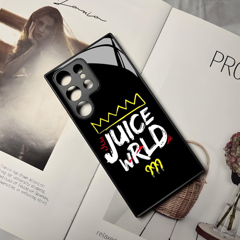 Singer J-Juice W-WRLD Handyhülle Für Samsung Galaxy S26 S25 S24 S23 S22 S20 S21 Edge Ultra Plus Fe Farbige Silberne Hülle