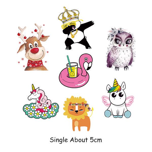 Applicazione Termoadesiva Elefante Kids And Hits, Toppa Stiro Su Magliette E Stoffa, 6x8 Cm, Colori Vivaci