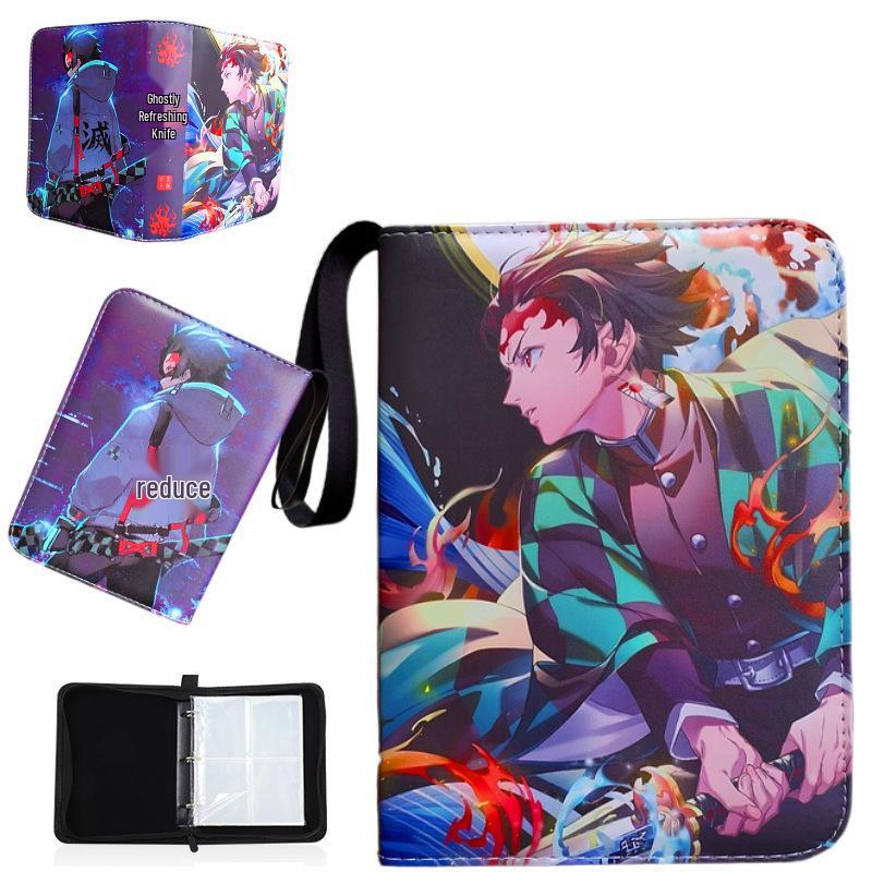 Demon Slayer Multi-Card Loose-Leaf Album: Four-Grid Large Capacity Card Collector прозрачный