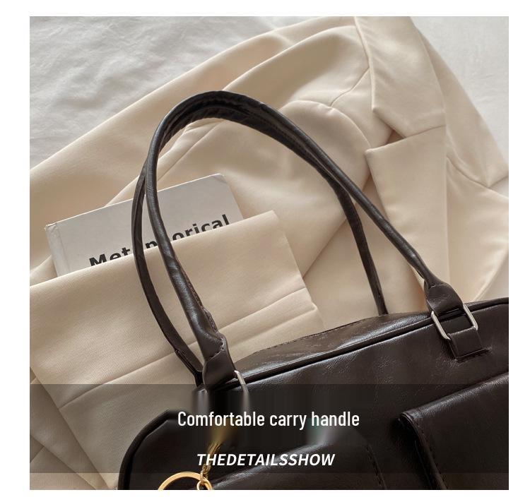 Meillard 2024 Retro Korean Tote: Women's Large Capacity Commuter Handbag