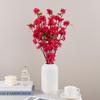 Artificial Flower Silk Peach Blossom Branch Plum Cherry Blossom Party Arrangement Accessories for Office Table Hotel Decoration
