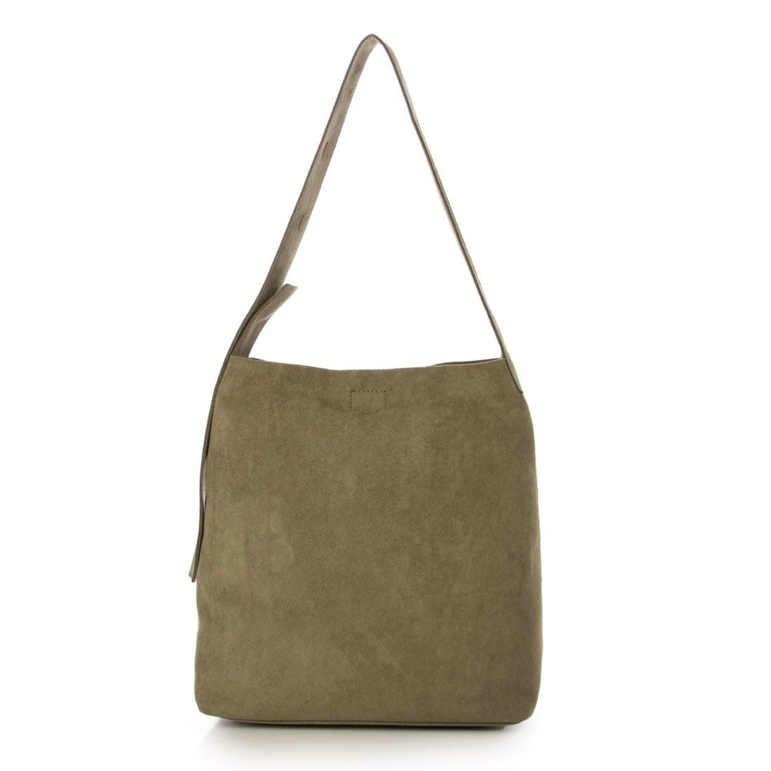 Сумка-хобо из искусственной замши