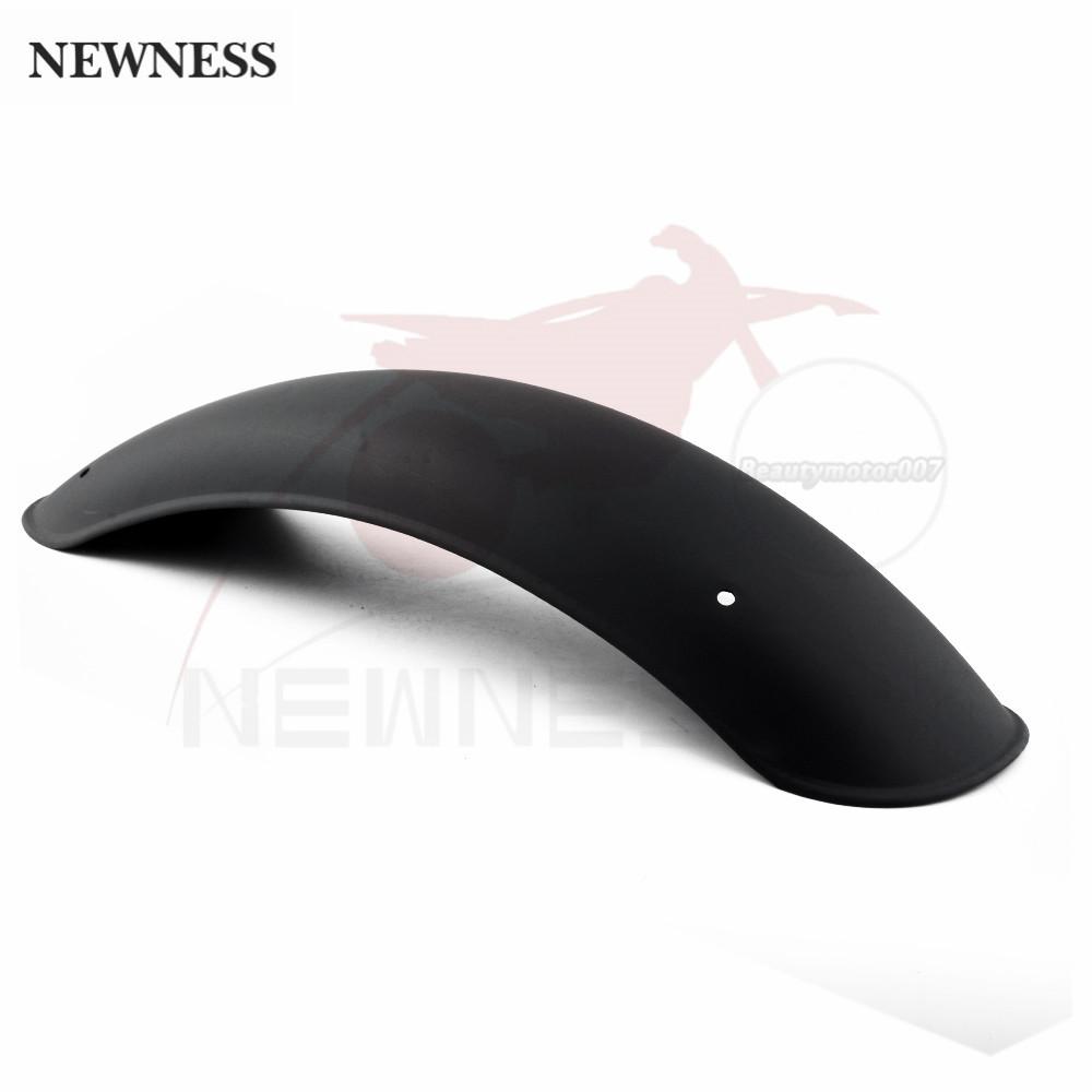 Black Motorcycle Retro Front Motorcycle Fender Mudguard Universal Cover Protector for Harley Honda Yamaha Suzuki Cafe