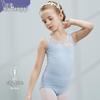 Girls' Sleeveless Cotton Lace Ballet Dance Dress for Summer