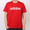 Adidas Neo Letter Logo Straight T-Shirt Men Tops Red GJ8943