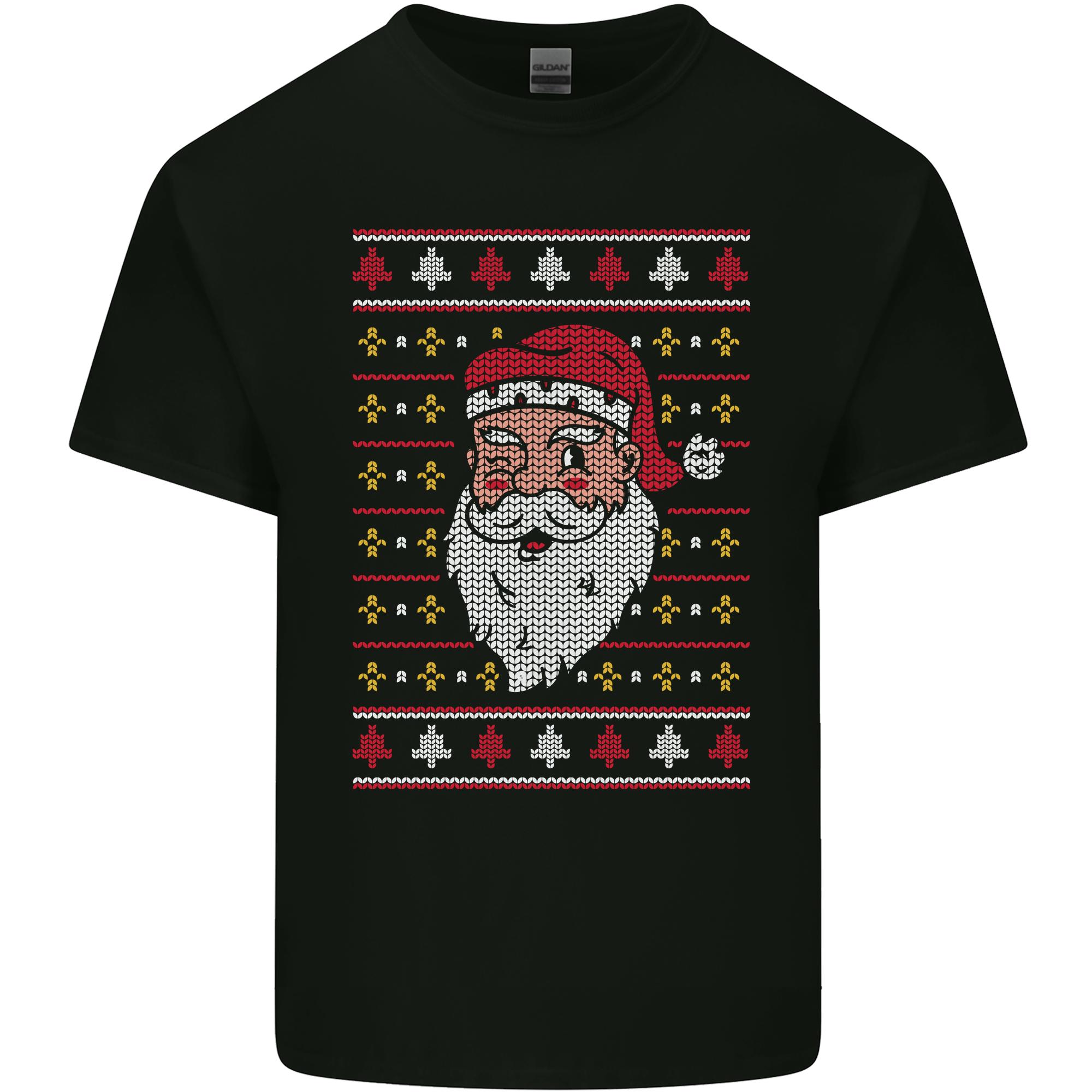 Traditional Santa Claus Christmas Xmas Unisexs Light Cotton TShirt S