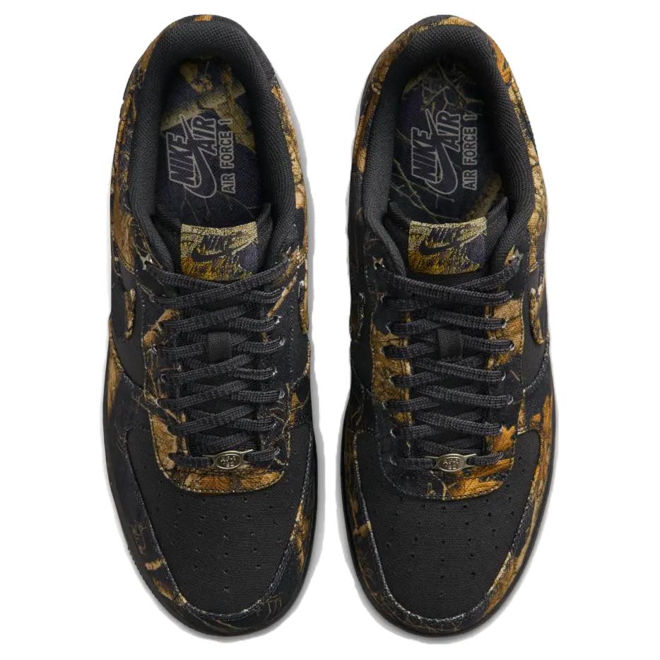 Realtree x Nike Air Force 1 Low Μαύρο Καμουφλάζ Ανδρικά Αθλητικά Παπούτσια IH1221-001
