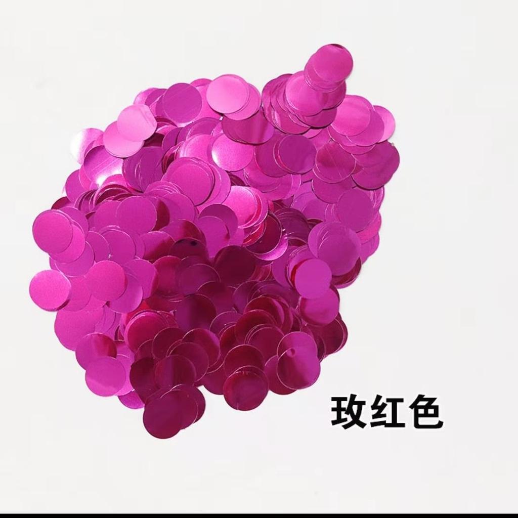 Balloon Sequins 1.5Cm Round Bobo Ball Filled With Decorative Sequins Balloon Arrangement Sprinkling Flowers