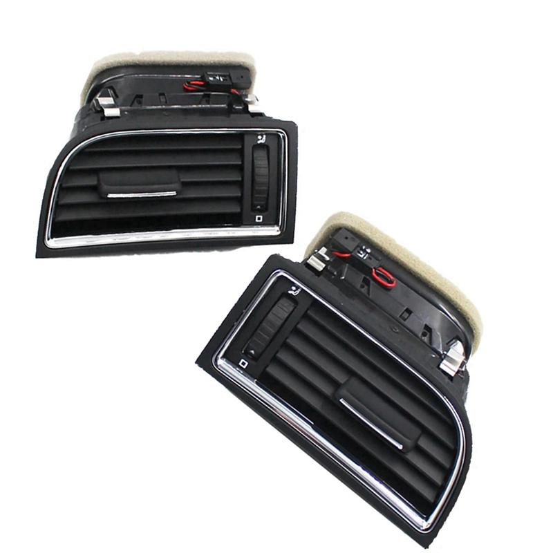 ABBY-Car Interior Dash AC Air Outlet Vent Grill For Skoda Superb 2 MK2 3T 2009-2015 3T0820951 3T0819701 3T0819702