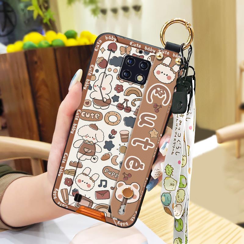 Fashion Design Ring Phone Case For Oukitel WP6 Anti-dust Dirt-resistant Wristband Shockproof Waterproof Cartoon Cute
