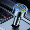 USB Car Charger Multi-Ports 3USB2PD Car Charger Type C Pd Super Fast Charging Mobile Phone Socket Adapter In Car for Family
