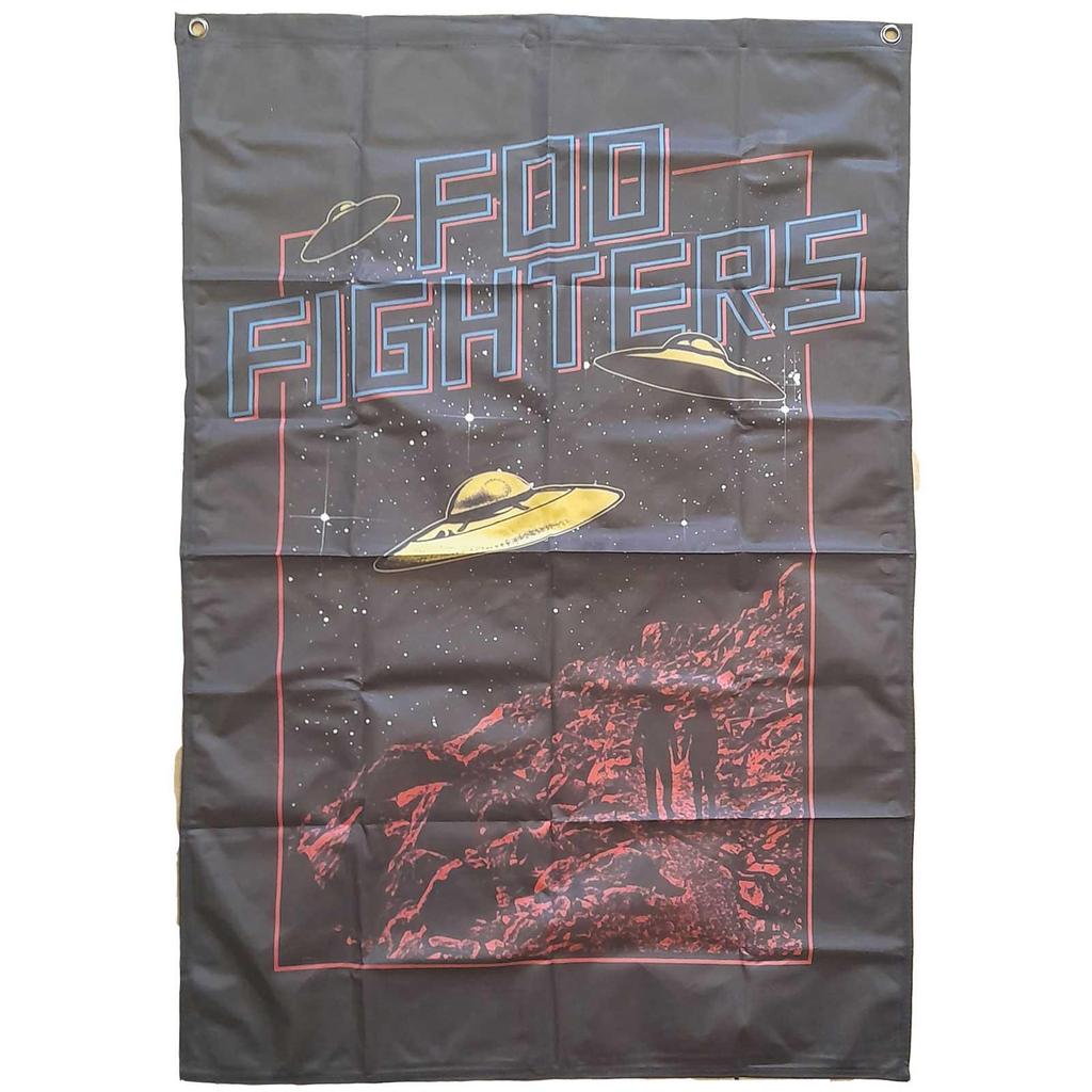 Foo Fighters UFO Textile Poster