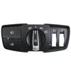 LHD Car Interior Accessories Headlight Lamp Switch Cover Trim For BMW 1 2  3 4 5 7 Series F10 F11 F18 F01 F30 F35 F34 F20 X3 X4