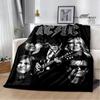 Rocková kapela AC/DC retro potištěná deka Flange hřejivá deka piknikové deky cubre cama throw deka podšívka do postele dárek k narozeninám
