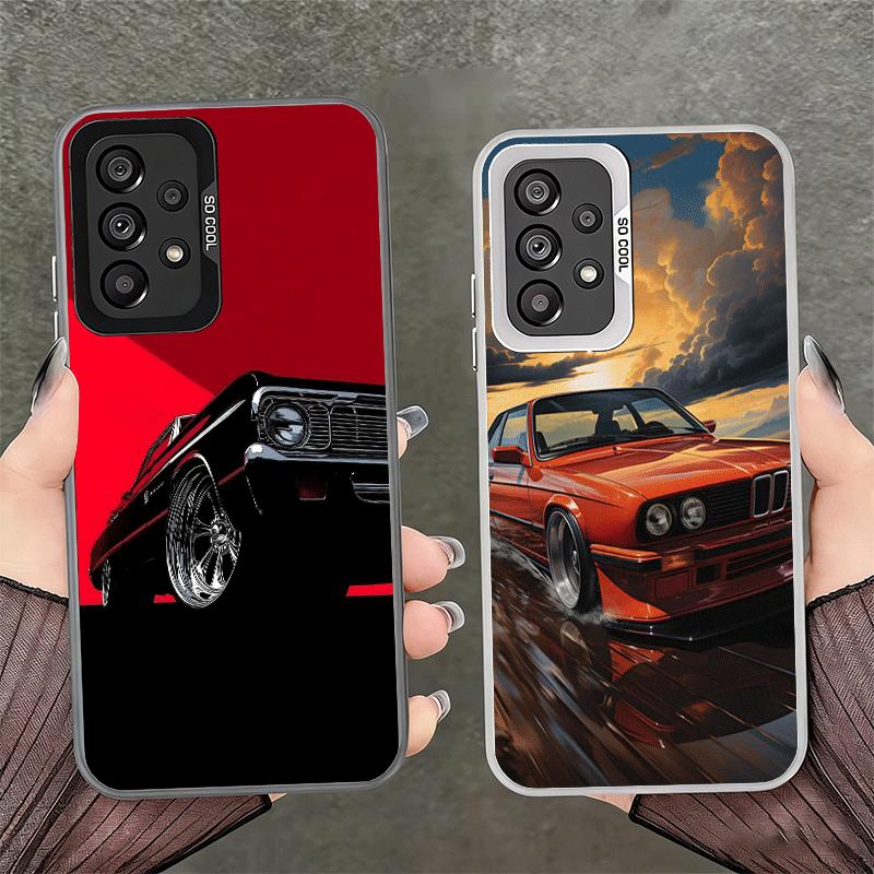 Classic Vintage Retro Car Soft Phone Case for Samsung A17 A16 A15 A14 A13 A57 A56 A55 A54 A53 A37 A36 A35 A34 A33 A26 A25 A24 A2