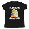 Ich würde lieber Bücher lesen Buchliebhaber Bibliothek Buchliebhaber Jugend T-Shirt