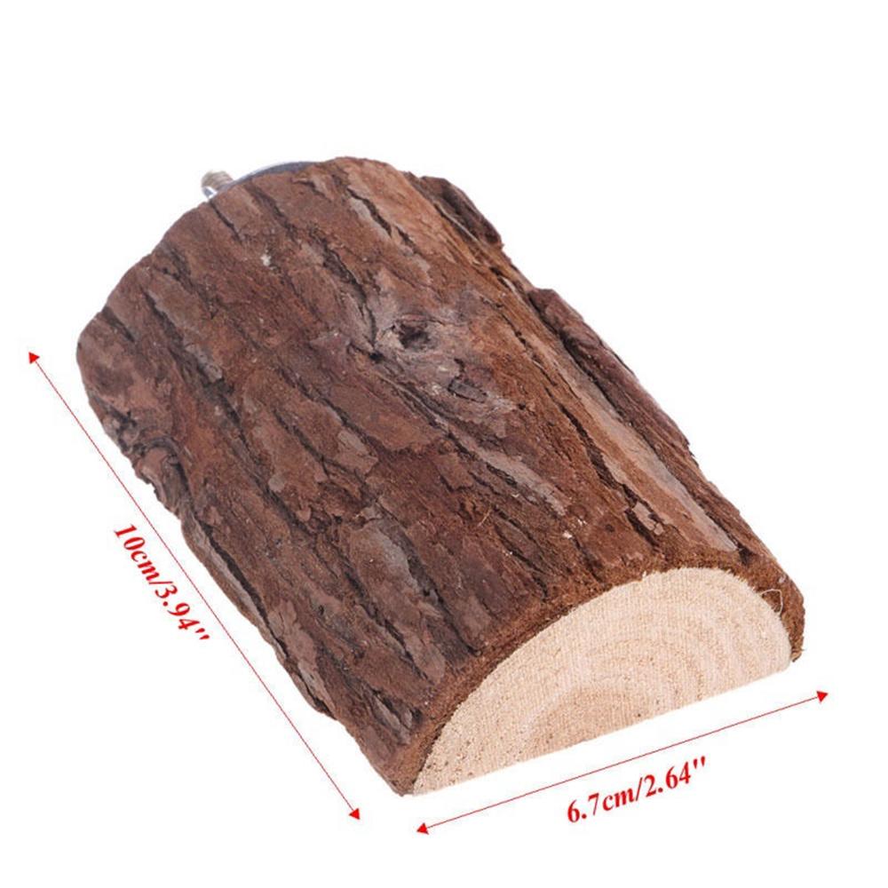 Wooden Cage Rat Platform Parrot Stand Perches Bird Toy